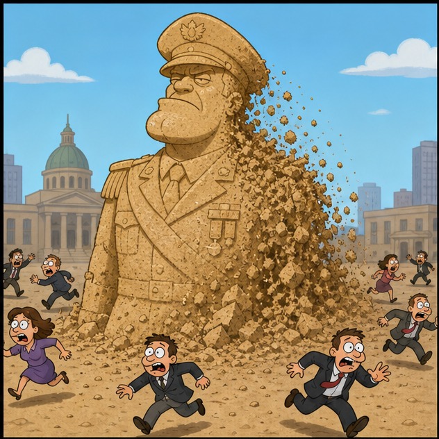 Illustration for рассеяться; разойтись