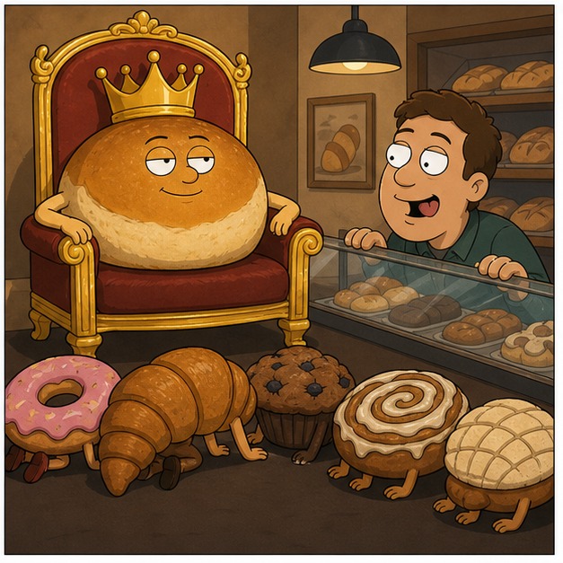 Illustration for булочка