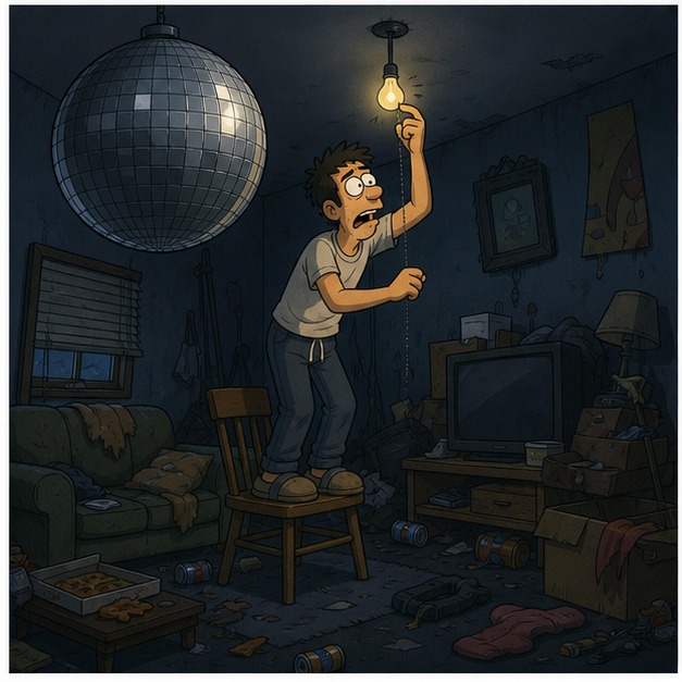 Illustration for выключить свет