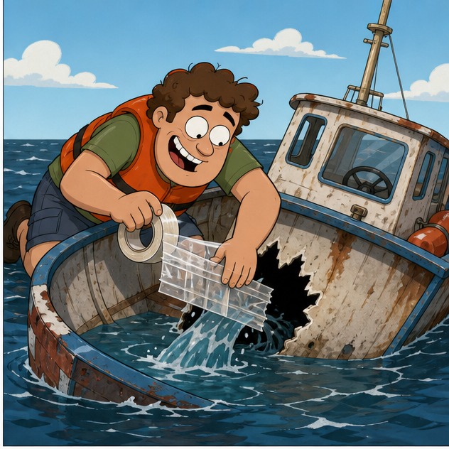 Illustration for попытаться починить стул