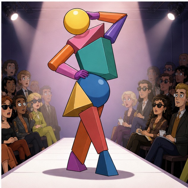 Illustration for телосложение; фигура