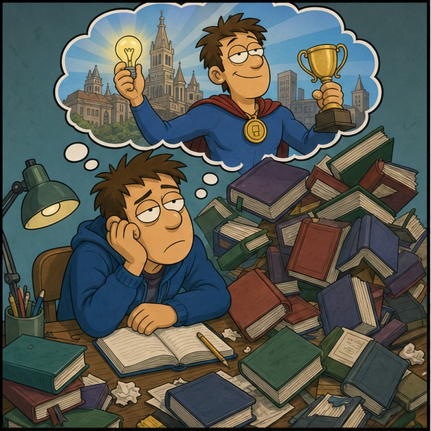 Illustration for учиться