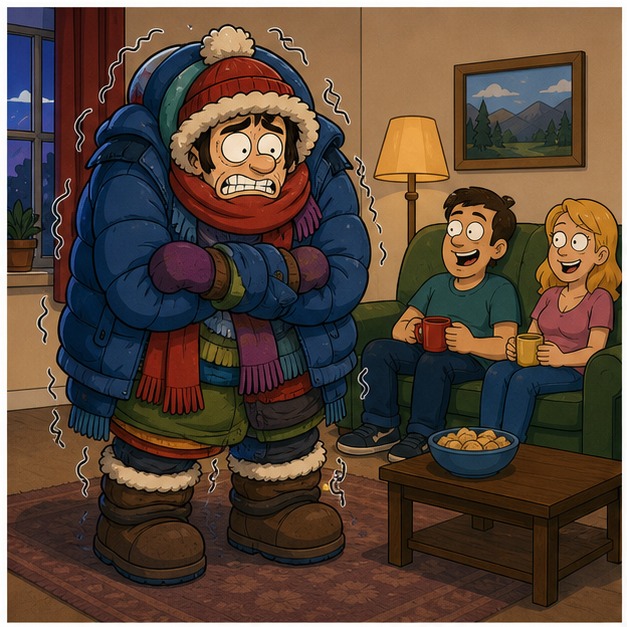 Illustration for холодно