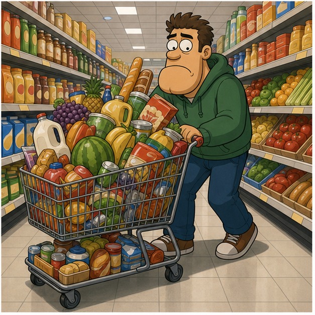 Illustration for супермаркет