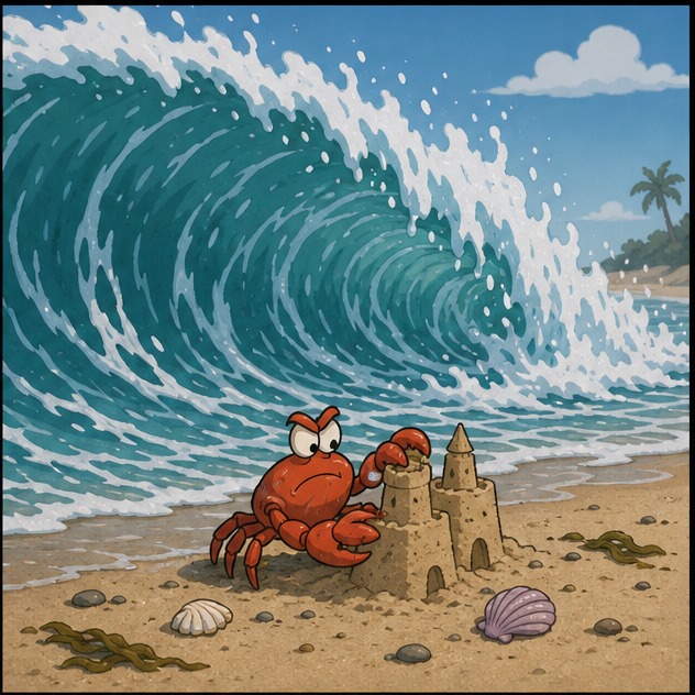 Illustration for течение; прилив