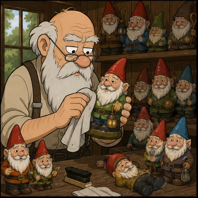 Illustration for пожилой мужчина