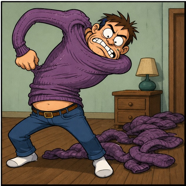 Illustration for выбраться; уйти