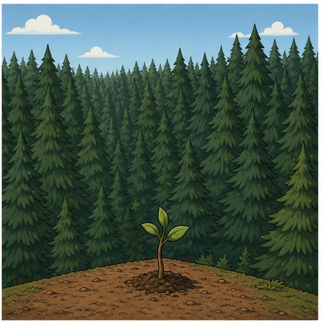 Illustration for в начале