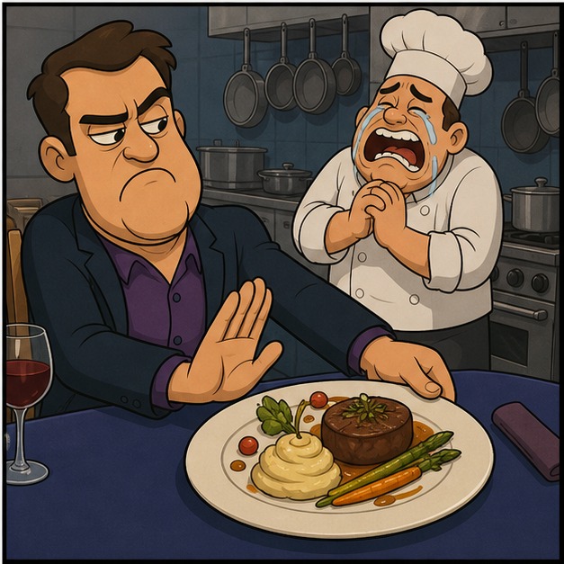 Illustration for недовольный