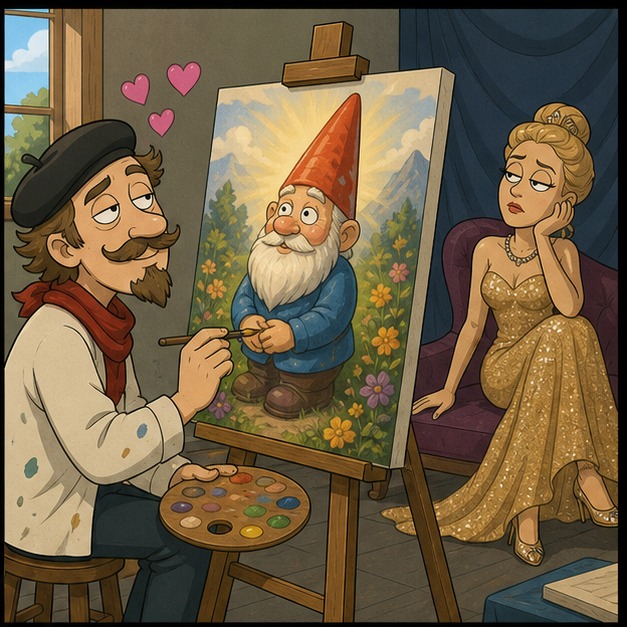 Illustration for красивый