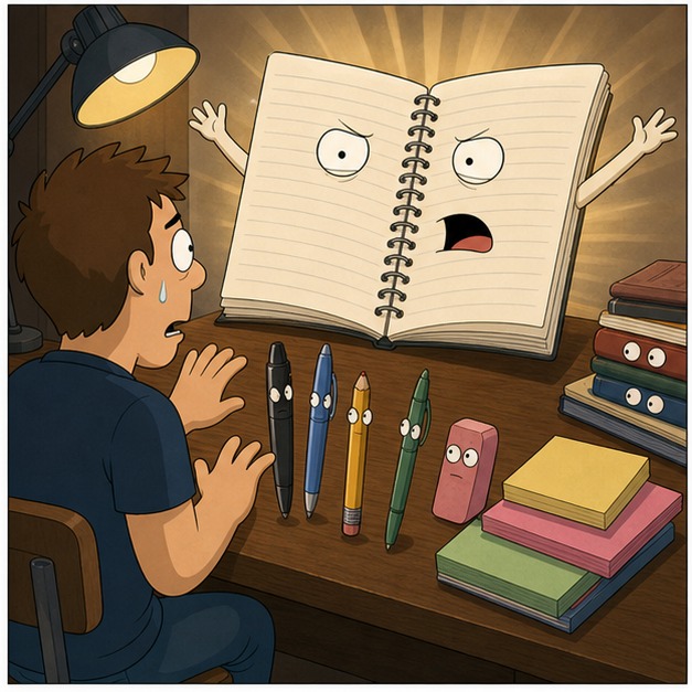 Illustration for тетрадь