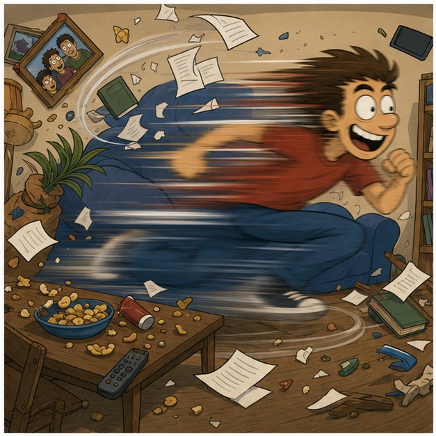 Illustration for быстро есть