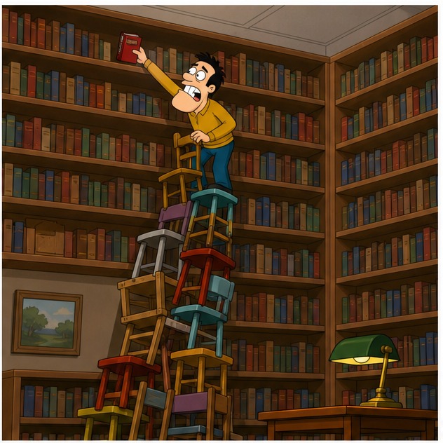 Illustration for складывать; нагромождать