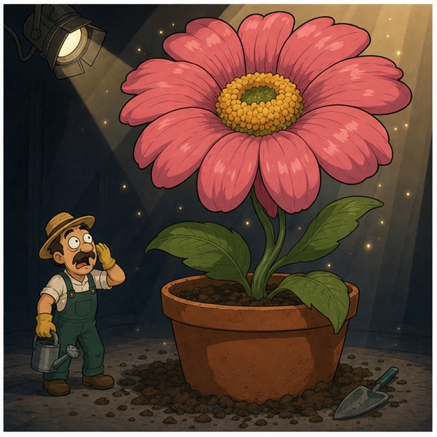 Illustration for цветок