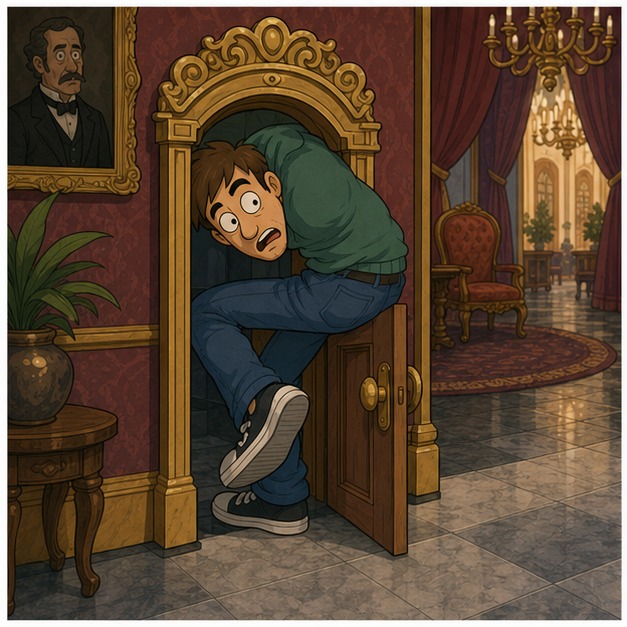Illustration for войти; зайти