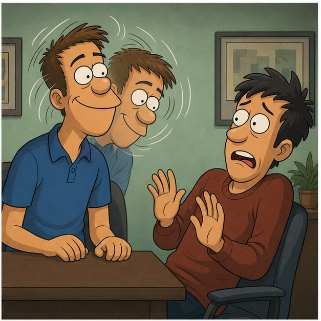 Illustration for кивок