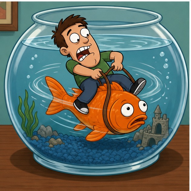 Illustration for ехать на велосипеде