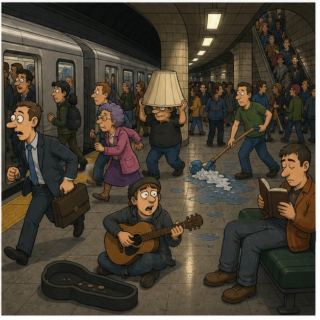 Illustration for станция метро