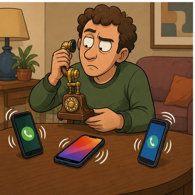 Illustration for мобильный телефон