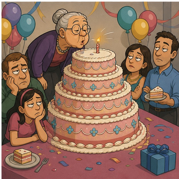 Illustration for день рождения
