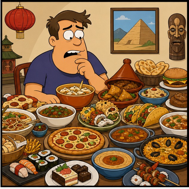 Illustration for международная кухня