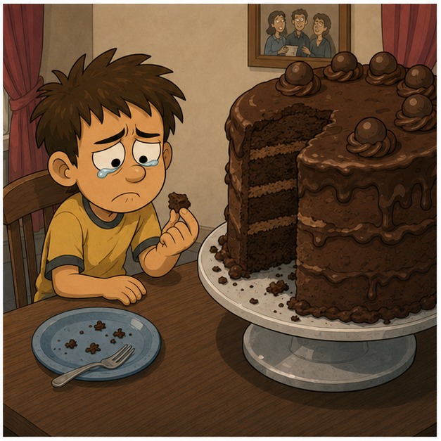 Illustration for кусок